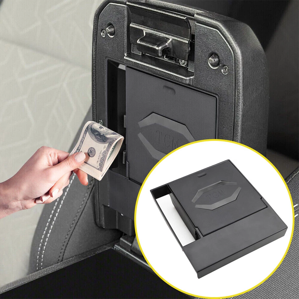 Caja de almacenamiento oculta central reposabrazos para Toyota Tacoma 2016-2022 2023 accesorios Foto 1 de 4