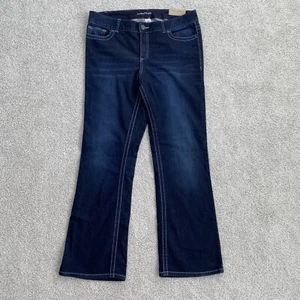 Maurices Womens Jeans 16 Short 16s Straight Dark Wash New - Picture 1 of 9