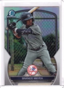Brando Mayea REFRACTOR 2023 Bowman Draft BDC-66 New York Yankees - Picture 1 of 2