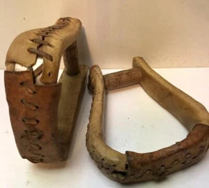 Outstanding leather horse stirrups Coats Saddlery Foot Rest Pair - Picture 1 of 11