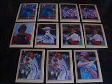 1984 Fleer Baseball - Star Stickers - Of 11 Mike Schmidt, Pete Rose, Carlton 