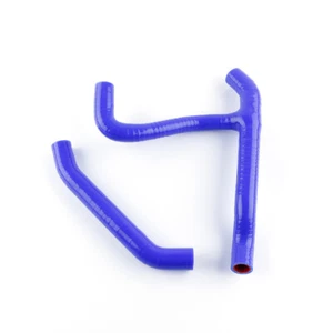 Silicone Radiator Hose For 07-11 Polaris Outlaw 450 MXR / 525 IRS 525S Blue - Picture 1 of 11