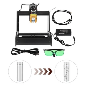 Máquina de grabado láser cilíndrica portátil de 15 W para escritorio grabadora de metal impresión - Imagen 1 de 16