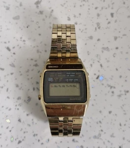 Seiko A159-5009-G Quartz Vintage Rare Wrist Watch Japan Alarm Chronograph Retro - Picture 1 of 4