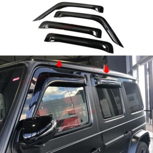 Para Benz Clase G 2019-2023 visera de ventana protector solar ventilación pantalla deflector 4 piezas - Imagen 1 de 7