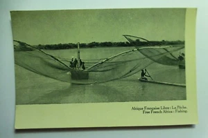 C639 REDES DE PESCA FRANCESAS GRATIS África Segunda Guerra Mundial Postal - Imagen 1 de 4