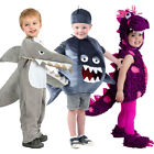 Dzieci Zwierzęta Kostiumy Ryba Dinozaur Rekin Maluch Dziewczyna Chłopiec Halloween Przebranie 