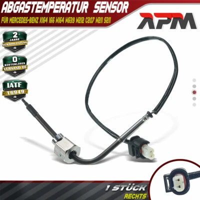 Sensor de temperatura de los gases de escape para Mercedes Benz X164 166 W164 W639 W212 C207 W211 S211 - Imagen 1 de 4