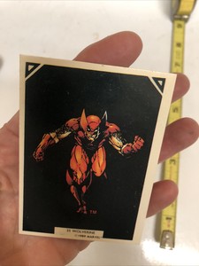 1989 Marvel Comic Images Arthur Adams - #35 Wolverine - TOPS