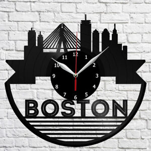 Boston Vinyl Record Wall Clock Home Fan Art Decor 12" 30cm 4275