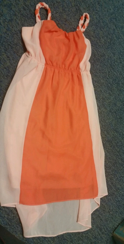 Correas trenzadas soprano naranja melocotón niña talla 14  Foto 1 de 1