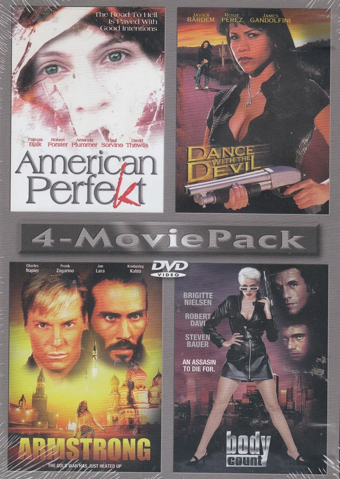 4 Movies - American Perfekt, Dance with the Devil, Armstrong, Body Count DVD - Image 1 of 1