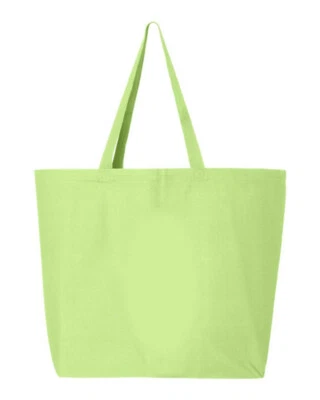 Bolso de compras grande Jumbo de 25L bolsas de comestibles reutilizables ecológicas 100 % algodón Foto 1 de 3