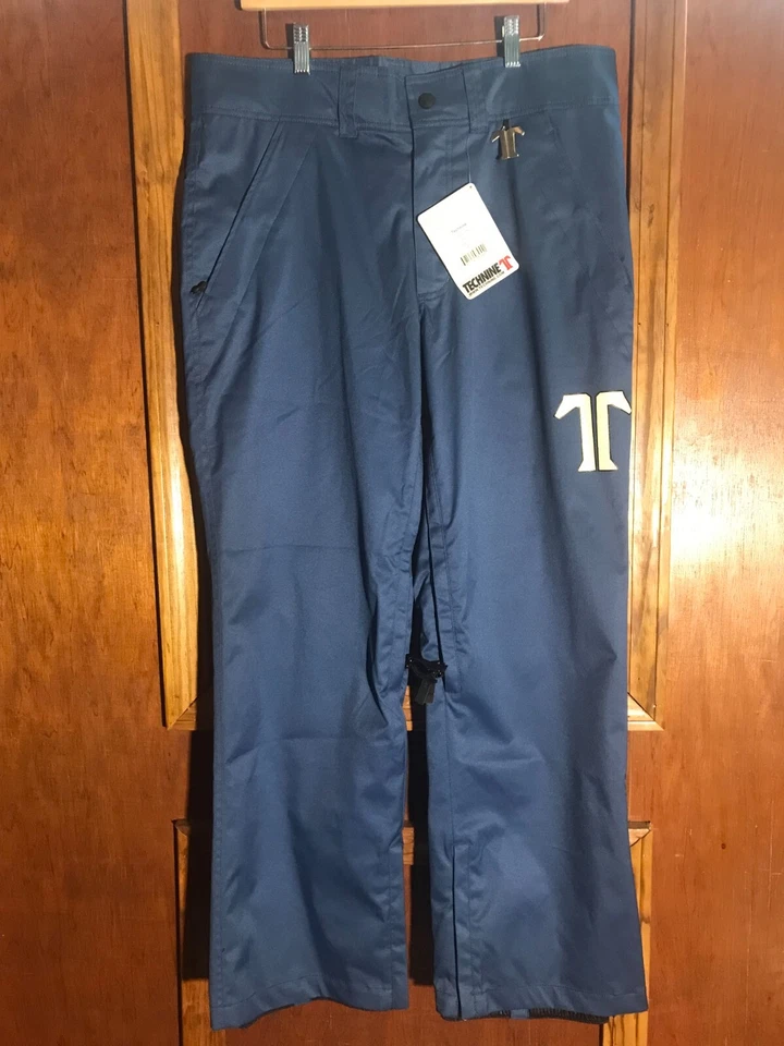 Brand New Technine Chino Shell Snowboard Pants Navy Blue Men's Size L Large DC - Image 1 of 3