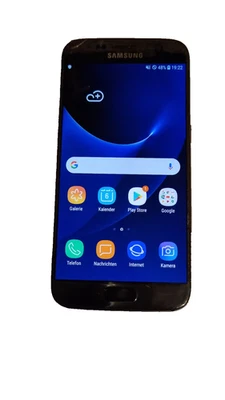 Samsung Galaxy S7 SM-G930F schwarz gebraucht funktionsfähig LESEN !!! - Bild 1 von 4