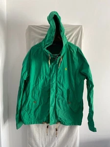 POLO RALPH LAUREN Green Hooded Rain Jacket Size XL - Picture 1 of 6