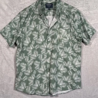 NWT Heritage Report Collection Microstretch Button Hawaiian Shirt Men's XXL - Image 1 of 4