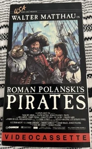 Pirates VHS VCR Video Tape Used Roman Polanski USA Home Video - Imagen 1 de 3