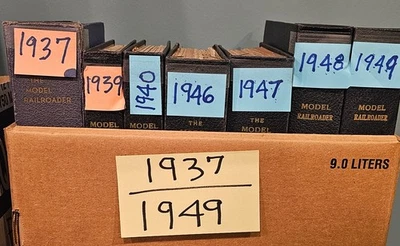 Lote de 72 revistas de modelismo ferroviario 1937 1939 1940 1947 1948 1949 vintage Foto 1 de 4