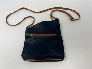 Bolso Bandolera Asimétrico Pelleteria di Marco Cuero Italiano Negro - Imagen 1 de 11