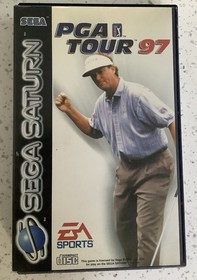 PGA Tour 97 PAL Game for Sega Saturn Complete Set in BIG BOX