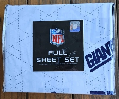 NFL New York Giants - 4 шт. полный комплект листов - официально лицензированный новый! В упаковке - Изображение 1 из 4