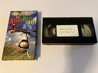 ALEPH BET WHERE DID THE ALEPH BEIS GO VHS 2001 HEBREW JEWISH KOSHER CARTOON Foto 1 de 4