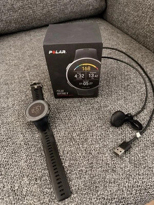 Pulsuhr Polar Vantage V Schwarz gebraucht - Bild 1 von 4