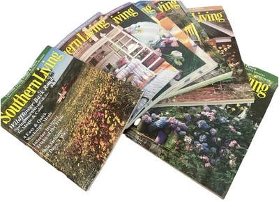 Southern Living Magazines Lot of 7 1999 Recipes House Plans Decorating Travel - Image 1 of 4