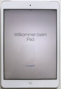 6 Stück Apple iPad mini 2 16GB, WLAN + Cellular - Weiß, Typ A1455 - Afbeelding 1 van 7
