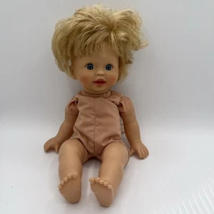 2007 Fisher-Price Tollytots blonde Haare blaue Augen sprechende Puppe funktioniert 14 Zoll - Bild 1 von 17