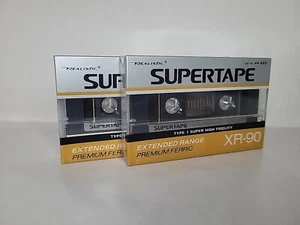 Radio Shack Cassette Tape Realistic Supertape XR-90 Blank 90 Minutes Sealed - Picture 1 of 2