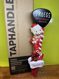 Troegs Brewing Mad Elf  CHRISTMAS BEER Tap Handle 12” NEW 2023 HERSHEY PA Brewer - Picture 1 of 19