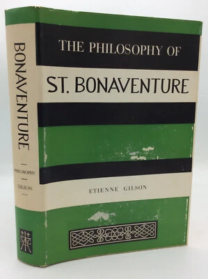 PHILOSOPHY OF ST. BONAVENTURE - Etienne Gilson - 1965 - Catholic dustjacket Foto 1 de 4