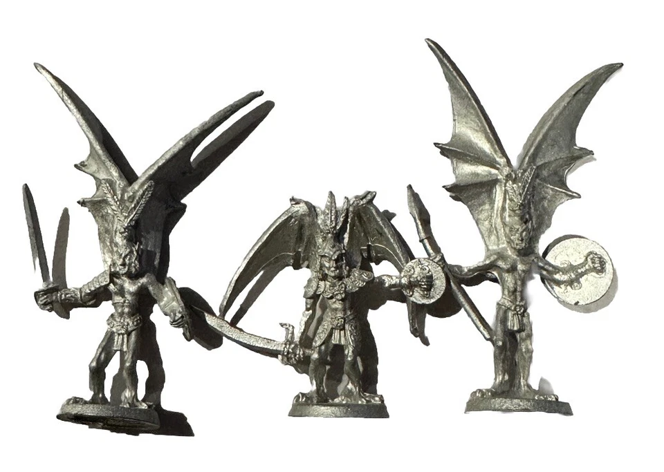 Ral Partha D&D Miniature Pewter Figurines, Set Of 3 VTG 80’s Dungeons & Dragons - image 1 of 4
