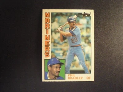 1984 Topps Traded Baseball Phil Bradley Card # 15T - Image 1 of 2