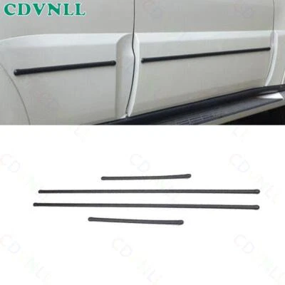 Protector de alféizar moldeado carrocería puerta lateral negro mate para Mitsubishi Pajero Montero 06+ Foto 1 de 4