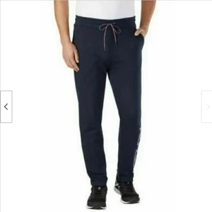 TOMMY HILFIGER MEN'S FLEECE JOGGER 2 POCKET PANTS(SKY CAPTAIN NAVY SMALL)NWT - Picture 1 of 4