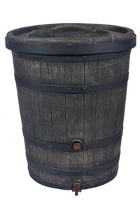 Regentonne konisch 130L Wasserfass Gartenfass UV-beständig 130 Liter Fass Garten - Bild 1 von 3