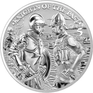 2022 Germania Mint Knights of the Past 1 oz Silver Coin (Card, Capsule, Coa) - Picture 1 of 6