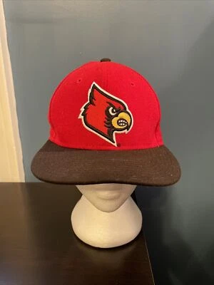 Louisville Cardinals new era 9Fifty men’s adjustable red hat cap - Image 1 of 4