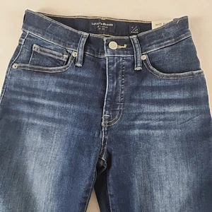 Lucky Brand Ava Denim Blue Jeans 4/27 Ankle Skinny Mid Rise Dark Wash NWT - Picture 1 of 18