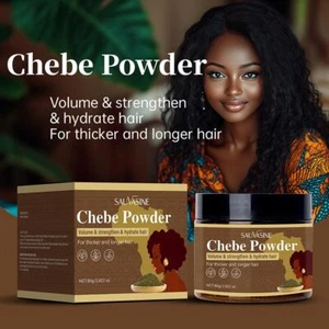 -Polvo Chebe para todo tipo de cabello crecimiento del cabello fortalecer la pérdida del cabello prevenir - Imagen 1 de 11