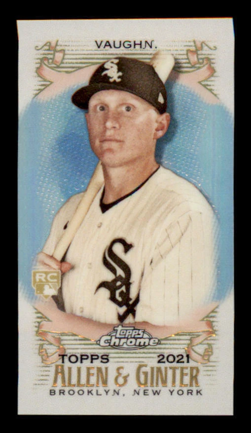 2021 Topps Allen and Ginter Chrome Mini #218 Andrew Vaughn RC (ref Y02137) - Image 1 of 2