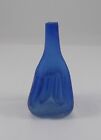 *RAR* Seltene Designer Vase in Blau Kunstglas Art Glas in Handarbeit von Golkar
