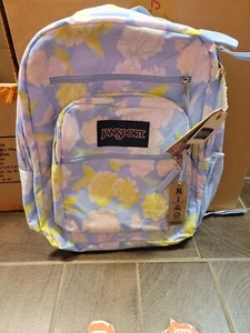 JANSPORT Big Student Backpack  Autumn Tapestry Hydrange NWT - Picture 1 of 3