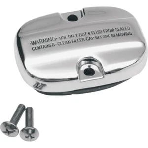 Drag Specialties Chrome Rear Master Cylinder Cover Harley FLT FLHR FLTR 08-17 - Picture 1 of 2