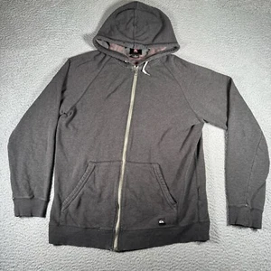 Quiksilver Jacket Mens XL Gray Full Zip Long Sleeve Classic Casual - Picture 1 of 7