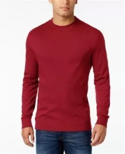 John Ashford Men's Big And Tall Pullover Shirt Red 4XB Crewneck LS Ruby Red - Picture 1 of 1