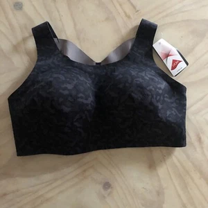 SYROKAN Women's High Impact Racerback Wirefree Sports Running Bra Built-in Cups - Picture 1 of 5